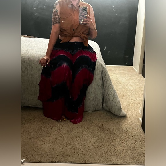 Vintage 90s Short Circuit Sleeveless Linen Cotton Button Up - Picture 9 of 10